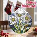 Christmas Ornaments: Stained Glass Ornament, Birth Flower Ornament, Christmas Tree Ornaments & Xmas Tree Decorations Exquisite Holiday Decor, Birth Flower Gifts Perfect Holiday & Xmas Gifts - Apr