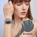 3 x Milanese Band Compatible with Samsung Galaxy Watch Ultra Band 47mm (2025/2024), Stainless Steel Mesh Loop Magnetic Clasp Strap for Women Men (1.Space Grey)