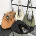KAMEILONG Canvas Crossbody Shoulder Bag Casual Hobo Bag Travel Tote Bag Messenger Bags Cute Large Purse for Women