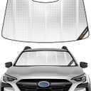 Pigenius Windshield Sun Shade for Subaru Outback 2023-2025; Subaru Legacy 2023-2025 with Eyesight Driver Assist System. Reflective Aluminum Film Front Window Sunshade - BLAZBLOCK