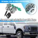 X AUTOHAUX 1 Pair Door Lock Cylinder Set w/ 2 Keys for Ford F150 F250 F350 F450 Explorer Expedition for Ranger E150 E250 E350 for Lincoln Front Left Right Door Lock Tumbler NO. 7C3Z1521990A