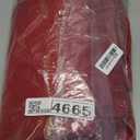 Fitable 2 Pack Faux Linen Christmas Tablecloths, Burlap Textured Fabric Table Clothes Rectangle, Rustic Decorative Table Covers for Winter Holiday Dinner Party Farmhouse (Red, 60 x 84 Inch)