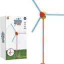 55" Windmill Water Sprinkler, Summer Outside Sprinklers Play Equipment with 36 Splashs Holes, New Upgrades 360° Spining Splash, Summer Fun Play Games for Boys Girls Dogs & Garden Watering (Windmill)