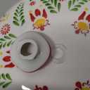 Yopay Ceramic Tortilla Warmer, 8.5 inch Tortilla Server with Lid, Taco Holder Container for Pancakes, Cinco De Mayo, Taco Tuesday Night, Party, Microwave Dishwasher Safe, Vintage Flower