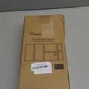 6 Pack Large Clear Plastic Drawer Organizer Trays, Acrylic Kitchen Drawer Organization and Storage Dividers, Non-Slip Storage Bins for Makeup, Kitchen Utensils, Bathroom, Jewelries and Office Desk