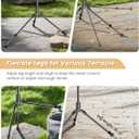 CAMBOFOTO 84" Phone Tripod, Tall Tripod Stand for Selfies with Flexible Gooseneck & Remote, Compatible with iPhone Android, Travel/Gopro/Ring Light/Webcam/Video Recording/Vlogging