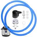 11 PCS InstantPot Accessories for Duo 5, 6 Qt and Duo Plus 6 Qt, Replacement Parts Include Sealing Ring, Steam Release Valve, Anti-Block Shield, Float Valve and Gasket (Blue)
