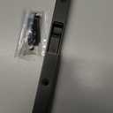 QCAA Solid Brass Flush Bolt, 7", Matte Black, 1 Pack