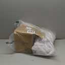 Trlyc Spandex Folding Chair Covers 30 Pcs Universal Fitted Stretchy Dining Chair Slipcovers for Wedding Party Banquet Flat-Front Chair Cover (White)