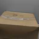 Amazon Basics Large Cat Litter Box with High Sides, Open Top for Easy Access, Includes Scoop with Storage, 19" x 15" x 11.75", Grey/Beige