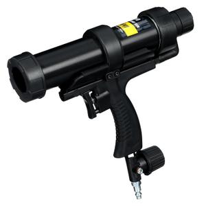 3M Single Cartridge Applicator Gun with Regulator, 39000, Pneumatic Applicator, Smooth Dispensing for Automotive Seam Sealing