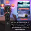 RMF-TX500U for Sony TV Remote Replacement, for All Sony Remote/Sony Bravia TV Voice Remote, RMF-TX500U for Sony Remote Control for Smart TV XBR/KD/XR Series X800H X950G A8H