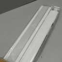 LazBlinds No Drill Blinds for Indoor Windows, Cordless 1" Vinyl Mini Blinds, Privacy S-Curve Blinds for Windows, Room Darkening Horizontal Window Blinds and Shades for Home, 28" W x 48" H, White