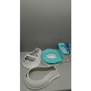 Bright Starts Disney Junior Stitch My Size Potty Training Toilet, Toddler Potty Chair with Flushing & Cheering Sounds, Removable Seat with Splash Guard & Handles, Ages 18+ Months, Up to 50 lbs