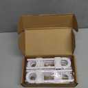 Jetec 10 Pieces Cabinet Locks for Babies, U-Shaped Proofing Drawers Safety Child Locks Adjustable, Easy to Use Childproof Latch for Knob Handle on Kitchen Door Storage Cupboard Closet (White)