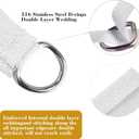 12' x 12' x 17' White Right Triangle Sun Shade Sail Canopy Durable Fabric UV Block Awning, We Make Custom Orders