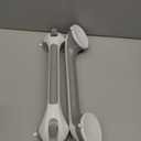 TAILI Grab Bars for Bathtubs and Showers 2 Pack Suction Grab Bar, Heavy Duty Shower Handle Removable Bath Handrails for Seniors and Elderly, Bathroom Safety Grip No Drilling Waterproof,Grey (16.8", Gray)