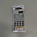 Casio HS-8VA Mini 6-Function Calculator | Large 8-Digit LCD Display | Solar Powered with Battery Backup | Standard Function | Portable Pocket Size (1 Count (Pack of 1))