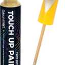 2 x RACOONA Paint Pen,Car Accessories Touch Up Paint Pen,Car Paint Scratch Repair,Car Scratch Remover Pen,Touch Up Paint Pen for Cars,Car Touch Up Paint Pen,Deep Scratches for All Types of Cars (Golden)