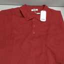 Men Solid Ice Silk Casual Knitted T Shirts Simple Lapel Daily Pullover Tops Summer Trendy Quarter Button Polo Shirt Size 2 XL