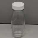 Suclain 10 Pcs 16 oz Glass Juice Bottle with Lids, Clear Reusable Milk Container for Refrigerator, Airtight Heavy Duty Dispenser Drinking Jar for Beverage, Oat, Honey Storage Supply