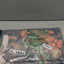 SWQYLB African American Wall Art African Black Girl Picture Abstract Flower on Black Women Head Canvas Prints Vintage Artwork for Girl Room Decor Framed (Orange, 12.00" x 18.00")