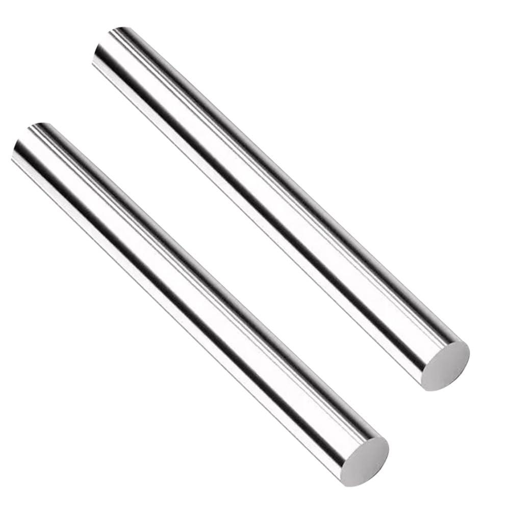 16 inches Long 1/2" Diameter 304 Stainless Steel Solid Round Rod forMetal Solid Shaft Rodsfor DIY Craft & Metal Working - 2pcs