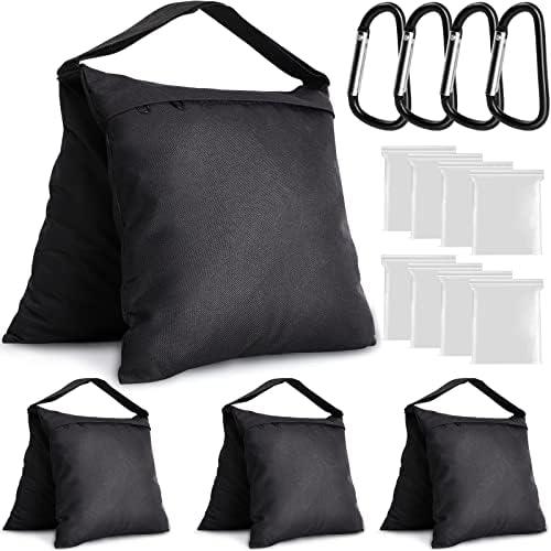 Aimosen 4 Packs Sandbags Weight Bags for Light Stand Photography Video Equipment, Heavy Duty Saddlebag for Backdrop Stand, Photo Tripod, Canopy, Pop up Tent, Umbrella Base, Fishing Chair, Picnic Table Aimosen 4 Packs Sandbags Weight Bags for Light Stand Photography Video Equipment, Heavy Duty Saddlebag for Backdrop Stand, Photo Tripod, Canopy, Pop up Tent, Umbrella Base, Fishing Chair, Picnic Table