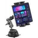 Tablet Mount, Car Tablet Holder Heavy Duty Super Suction Cup/Adhesive Base iPad Stand for Dash Windshield Wall Vehicle Desk, 360° Metal Bracket for 4.7-12.9" iPad Pro/Air/Mini/Galaxy