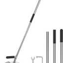 Sand Scoop for Metal Detecting with Long Handle, 304 Stainless Steel Shovel, Riveted & Welded Build  Rust-Resistant, Durable Beach Sand Sifter for Treasure Hunting