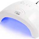 GAOY Fast Curing Lamp Professional Salon-Graded UV LED Curing Light with Powerful 30 LED Beads and Automatic Infrared Sensor 3 Timers for Gel Nail Polish Acrylic Gel Nail Dryer (White)