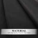 4 Pack Round Tablecloth 120 Inch Black Polyester Washable Fabric Table Covers for Party,Wedding,Dining Table Buffet Reception Banquet