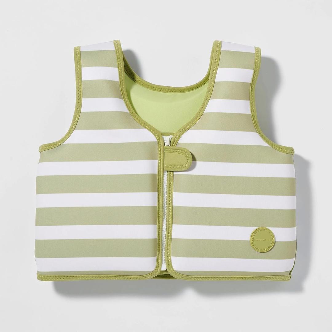 SUNNYLiFE Swim Vest - Constructed with Neoprene Plus a Secure Front Zip and Develop Water Confidence| Toddler Swim Vest