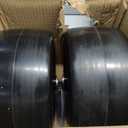 11x6.00-5" Flat Free Lawn Mower Tires Solid Smooth 2PCS for Zero Turn Mower | Mower Tire with 3/4", 5/8" & 1/2" Bearings,6" - 8" Centered Hub,400lbs Load for Residential and Commercial Mower