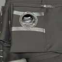 NICETOWN Grey Blackout Striped Pattern Curtains for Living Room 84 inch Long 2 Panels Set, Noise Reducing Thermal Insulated Wave Line Foil Print Bedroom Drapes for Patio Sliding Glass Door (52 x 84)