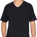 tasc Performance Mens Carrollton V-Neck (Large, Black)