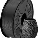 SUNLU PLA 3D Printer Filament PLA Filament 1.75mm, Neatly Wound 3D Printing Filament 1.75mm, Dimensional Accuracy +/- 0.02 mm, Fit Most FDM 3D Printers, 1kg Spool (2.2lbs), Black