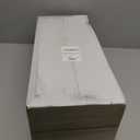 Black Post Mount Metal Mailbox 20x8.7x6.7in