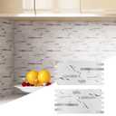 Decorative Wall Tile 20 Sheets Peel and Stick Backsplash PVC Wall Tile,for Kitchen Backsplash