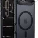 Yzoiko Magnetic for iPhone Air case, with Camera Lens Protector [10Ft Military-Grade Protection] Compatible with fit MagSafe Slim case for iPhone 17 Air 6.5 inch, Black Bumper