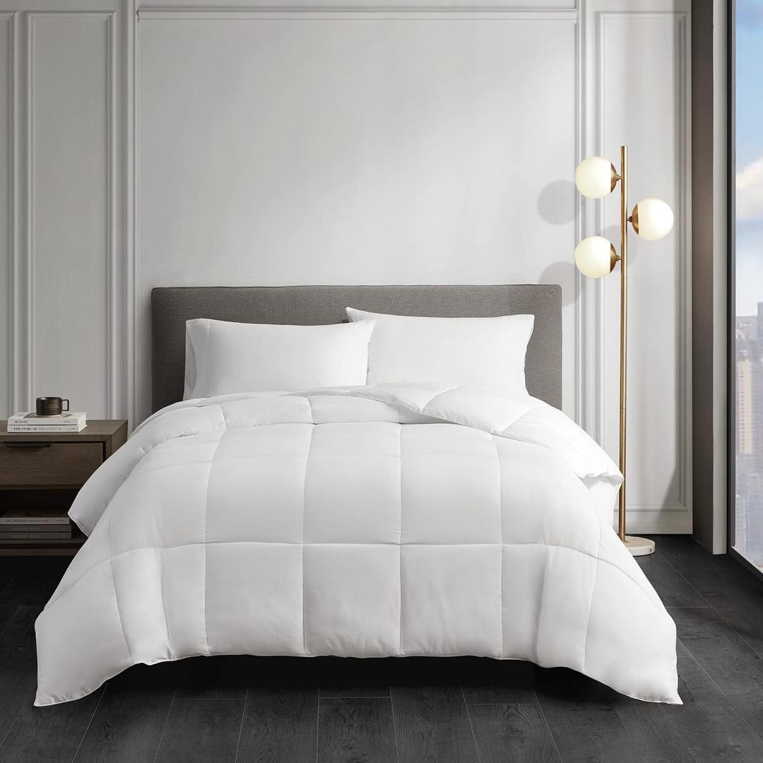 Sleep Philosophy Year Round Warmth Down Alternative Comforter, King, White