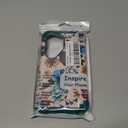 Hocase for Samsung Galaxy S26 Ultra Case, Teal Flowers