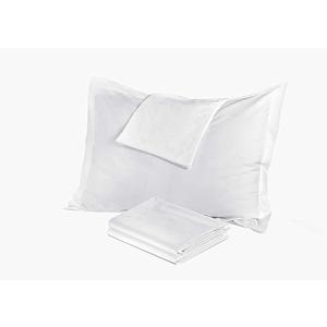 8 Pack 100% Brushed Microfiber Pillow Protector Shams (White, Standard)