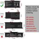 LK03XL Battery for hp Envy x360 Convertible 17m-ae0xx 17-bw 17m-ae111dx 15m-bp1xx 15m-cn0xxx 15-cn0xxx 15m-cp0xxx 15m-cn0012dx 15m-cn0011dx for HP Envy X360 Convertible 17-AE 17M-AE 17-BW 17-CE 17M-CE