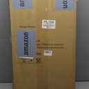 BRIAN & DANY 30 Inches Folding Storage Ottoman Bench, Ottoman with Storage Bench for Bedroom, Living Room, Entryway, Foot Rest with Legs, Blue