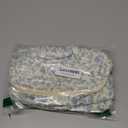 Junesters Initial Makeup Bag Set, Personalized Quilted Makeup Bag, Large Floral Cosmetic Bag for Women, Cute Cotton Custom Make up Bags, Flower Travel Toiletry Bag Teen Girl Gift Blue Flower E