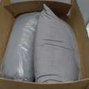 Memory Foam Body Pillow Insert, Soft Large Long Bed Pillow for Adults, Breathable Full Body Pillow, Grey