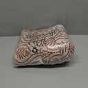 BGment Terracotta Linen Curtains for Living Room, French Country Leaf Jacquard Botanical Pattern Cottage Core Boho Vintage Grommet Light Filtering Semi Sheer Linen Curtains, 2 Panels, 52 x 84 Inch