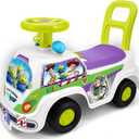 Kiddieland Buzz Lightyear Ride-On Foot-to-Floor Push Handle Toy with Lights & Sounds, Interactive Dashboard, Ages 1236 Months, Batteries Included