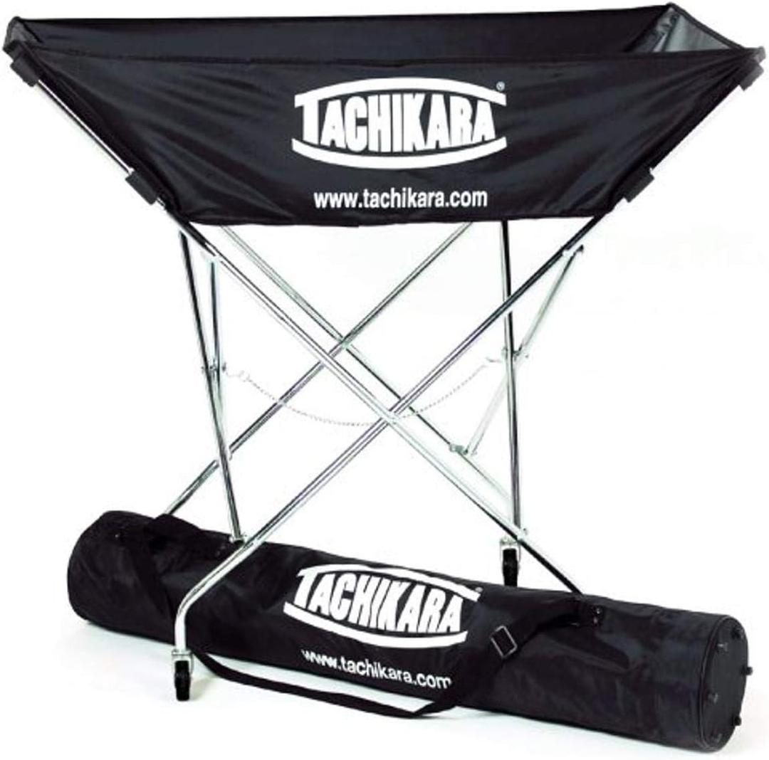 Tachikara Collapsible Hammock Ball Cart with Nylon Carry Bag (Black)